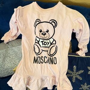 Moschino Light Pink Toy Bear Dress